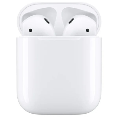 Беспроводные наушники Apple AirPods 2 с зарядным футляром MV7N2, белый - фото 16897