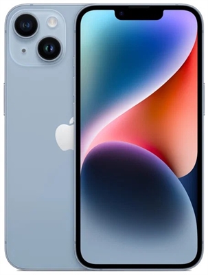 Смартфон Apple iPhone 14 128 ГБ, синий - фото 17089