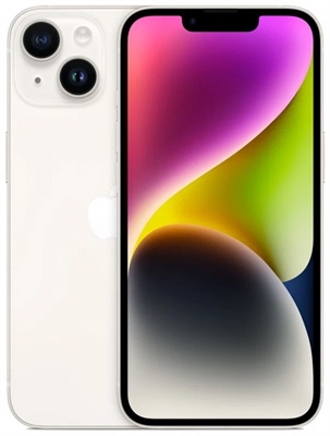 Смартфон Apple iPhone 14 256 ГБ Сияющая звезда (Starlight) - фото 17515