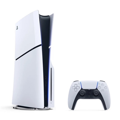 Игровая приставка Sony PlayStation 5 Slim, с дисководом, 1000 ГБ SSD, без игр, белый - фото 21701