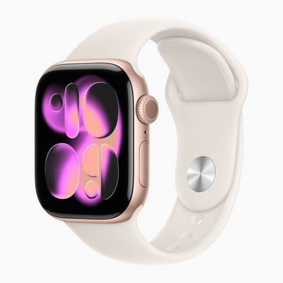 Умные часы Apple Watch Series 11 42 мм Rose Gold Aluminium Case GPS, Light Blush Sport Band (Розовый/Легкий румянец) - фото 23420