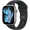 Умные часы Apple Watch Series 11 42 мм Space Grey Aluminium Case GPS, Black Sport Band (Черный) - фото 23414